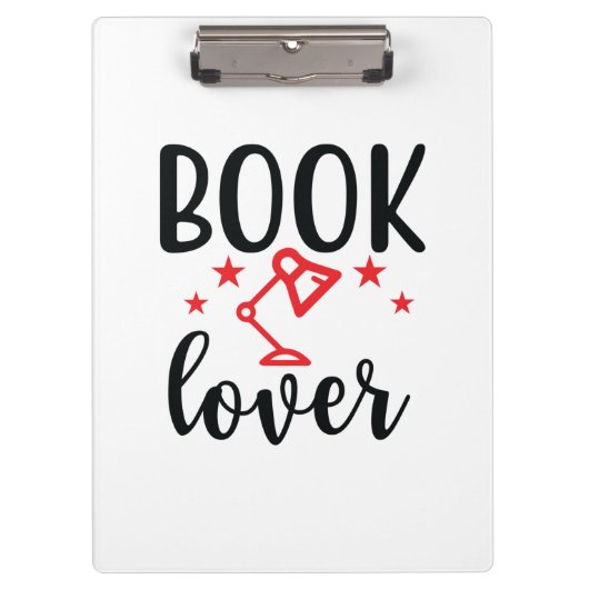 Kunstboek lezen Lover Klembord (Voorkant)