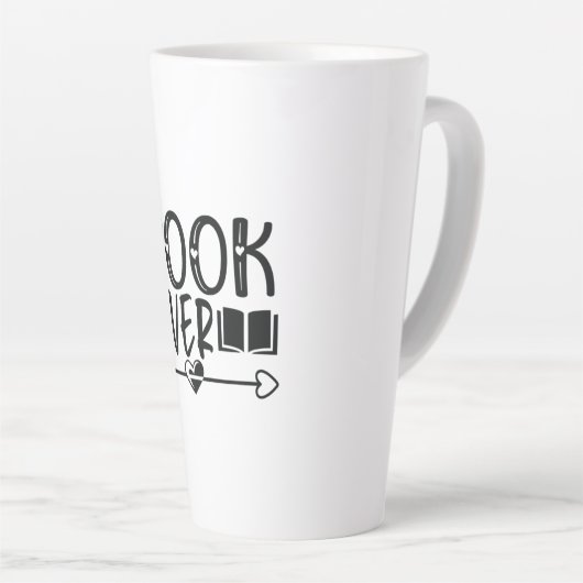 Kunstboek lezen Lover Latte Mok (Rechterhoek)