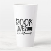 Kunstboek lezen Lover Latte Mok (Voorkant)