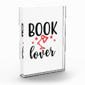 Kunstboek Liefhebber Lezen Fotoblokken (Links)