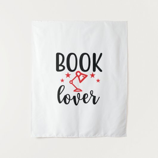 Kunstboek Liefhebber Lezen Wandkleed (Voorkant)