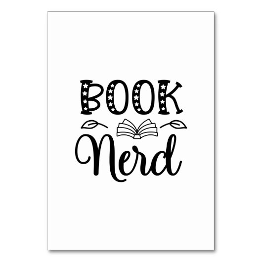 Kunstboek Nerd Lezen Kaart (Voorkant)