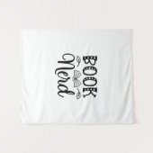 Kunstboek Nerd Lezen Wandkleed (Voorkant (horizontaal))