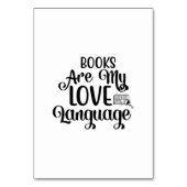 Kunstboeken lezen is mijn liefdestaal kaart (Voorkant)