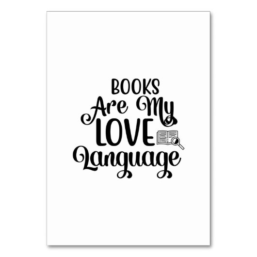 Kunstboeken lezen is mijn liefdestaal kaart (Voorkant)