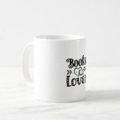 Kunstboeken lezen koffiemok (Voorkant links)