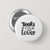 Kunstboeken lezen ronde button 5,7 cm (Voorkant /achterkant)