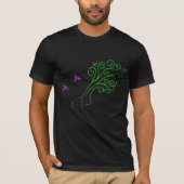 Kunstbomen en vogels t-shirt (Voorkant)
