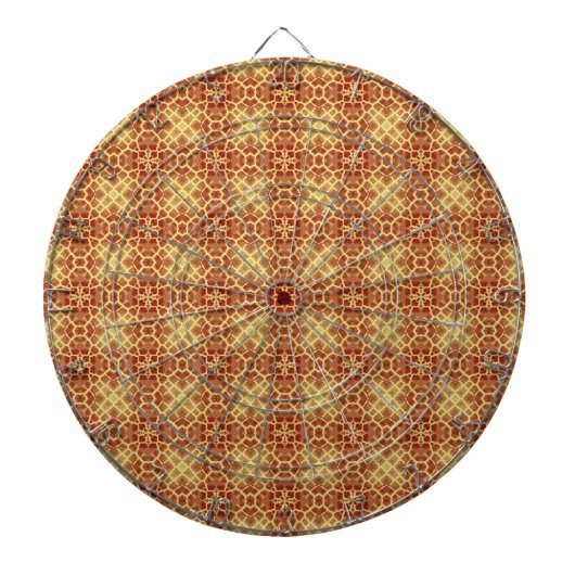 Kunstbont naadloos 4 dartbord (Voorkant)