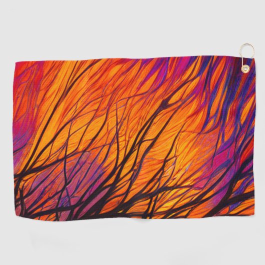 Kunstboom takken golfhanddoek (Horizontaal)