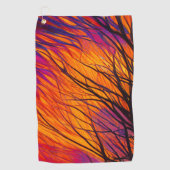 Kunstboom takken golfhanddoek (Voorkant)