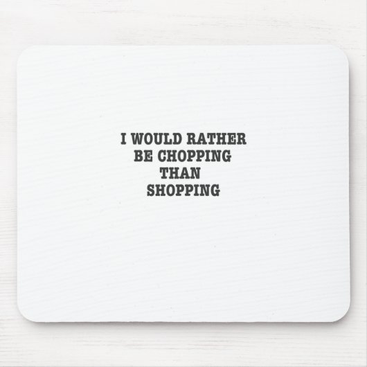 Kunstboomchirurg Kettingzaag cadeau. Muismat (Voorkant)