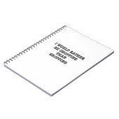 Kunstboomchirurg Kettingzaag cadeau. Notitieboek (Linkerzijde)