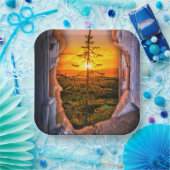 Kunstboomontwerp Papieren Bordje (Feest)