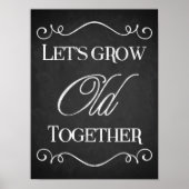 Kunstbord met liefdescitaat, Valentijnse versie Poster (Voorkant)