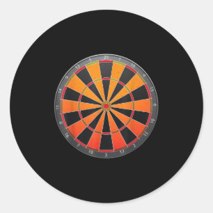 kunstbord Pub Darts Champion Funny Sayin Ronde Sticker