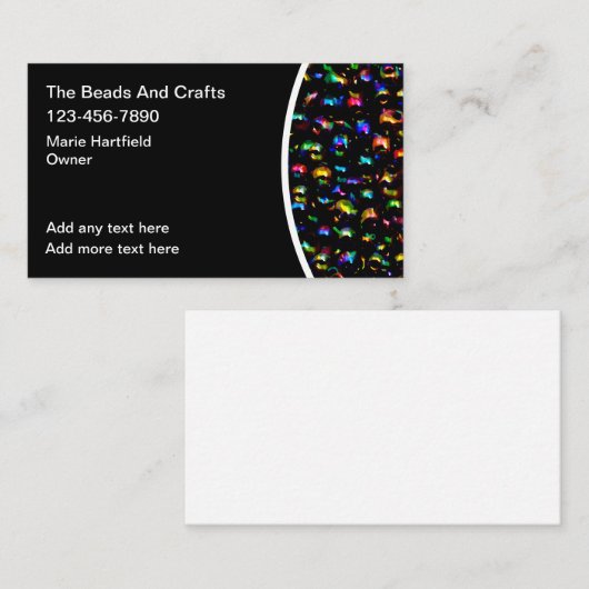 Kunstborden en Visitekaartjes voor kunstwerk (Voorkant / Achterkant)