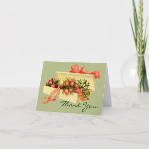 kunstbox met Rozen - Hartelijk dank Bedankkaart