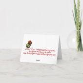 kunstbox met Rozen - Hartelijk dank Bedankkaart (Achterkant)