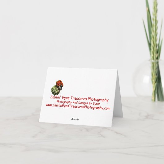  kunstbox met Rozen - Hartelijk dank Bedankkaart (Achterkant)