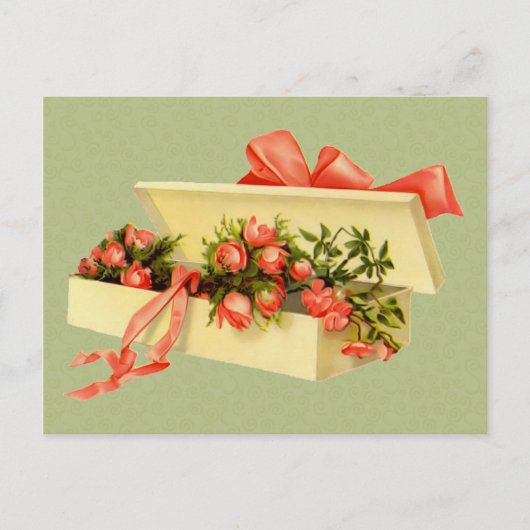 kunstbox van het Briefkaart van Rozen (Voorkant)