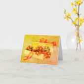  kunstbox van Rozen blanco Kaart (Gele Bloem)