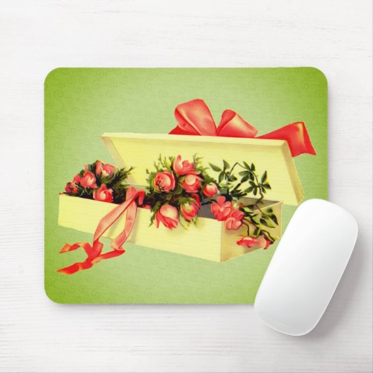 kunstbox van Rozen Muismat (Met muis)