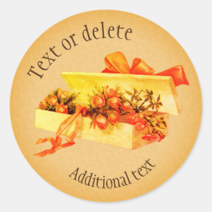  kunstbox van Rozen op maat Ronde Sticker