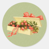  kunstbox van Rozen Ronde Sticker (Voorkant)