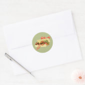 kunstbox van Rozen Ronde Sticker (Envelop)