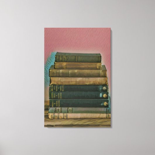 Kunstcadeau lezen canvas afdruk (Voorkant)