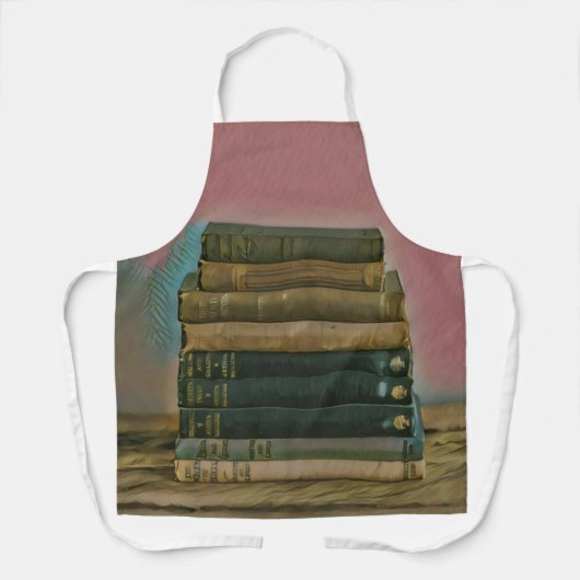 Kunstcadeau lezen schort (Voorkant)