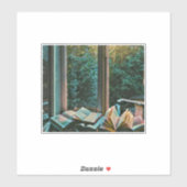 Kunstcadeau lezen sticker (Vel)