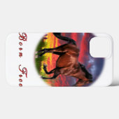 Kunstcadeaus met paarden Case-Mate iPhone case (Achterkant (horizontaal))