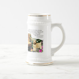 Kunstcadeautjes met zachte beklede wieltjes bierpul