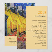 Kunstcafé in de avondacademie kaart (Voorkant / Achterkant)