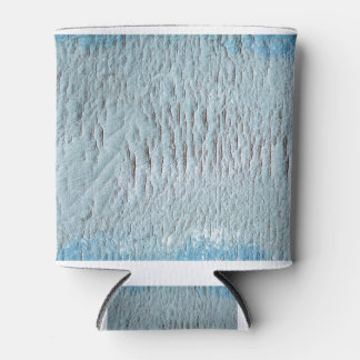 Kunstcanvas blauwe textuur blikjeskoeler