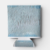 Kunstcanvas blauwe textuur blikjeskoeler (Achterkant)
