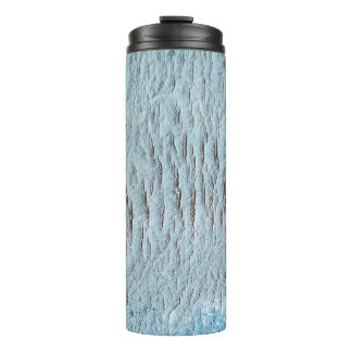 Kunstcanvas blauwe textuur thermosbeker