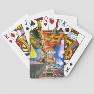 Kunstcanvas deck voor afspelen pokerkaarten