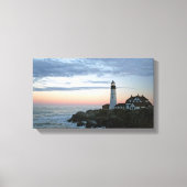 Kunstcanvas met vuurtoren van Portland Canvas Afdruk (Voorkant)