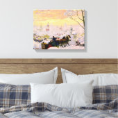 Kunstcanvasafdruk "Pancake Week" Canvas Afdruk (Insitu (Slaapkamer))