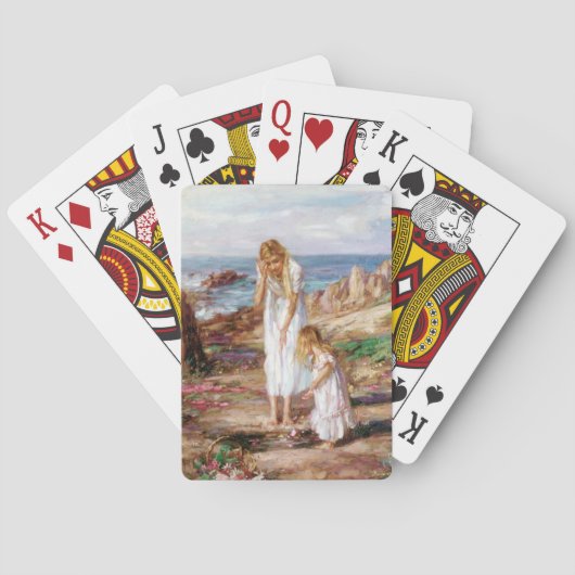 Kunstcanvasdek van speelkaarten (Achterkant)