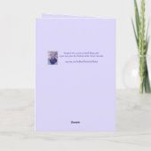 Kunstcard voor de Waterverf van gele Daffodil-lent Kaart (Achterkant)