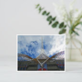 kunstcentrum wolken briefkaart (Staand voorkant)