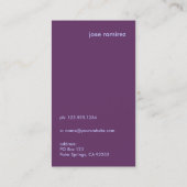 Kunstcirkels Visitekaartjes (Achterkant)