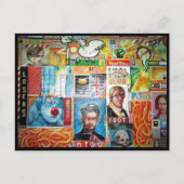 kunstcollage briefkaart (Voorkant)