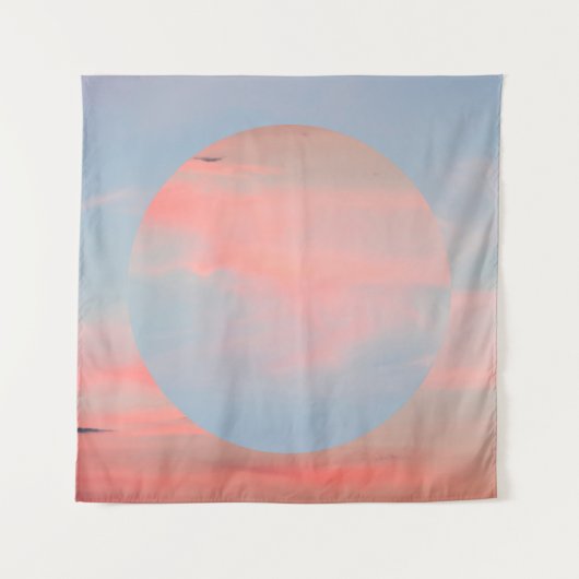Kunstcollage met een mooie hemelzon wandkleed (Voorkant)