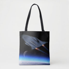 Kunstconcept van hypersonisch cruisevoertuig van d tote bag