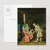 Kunstcritici, 1878 briefkaart (Voorkant / Achterkant)